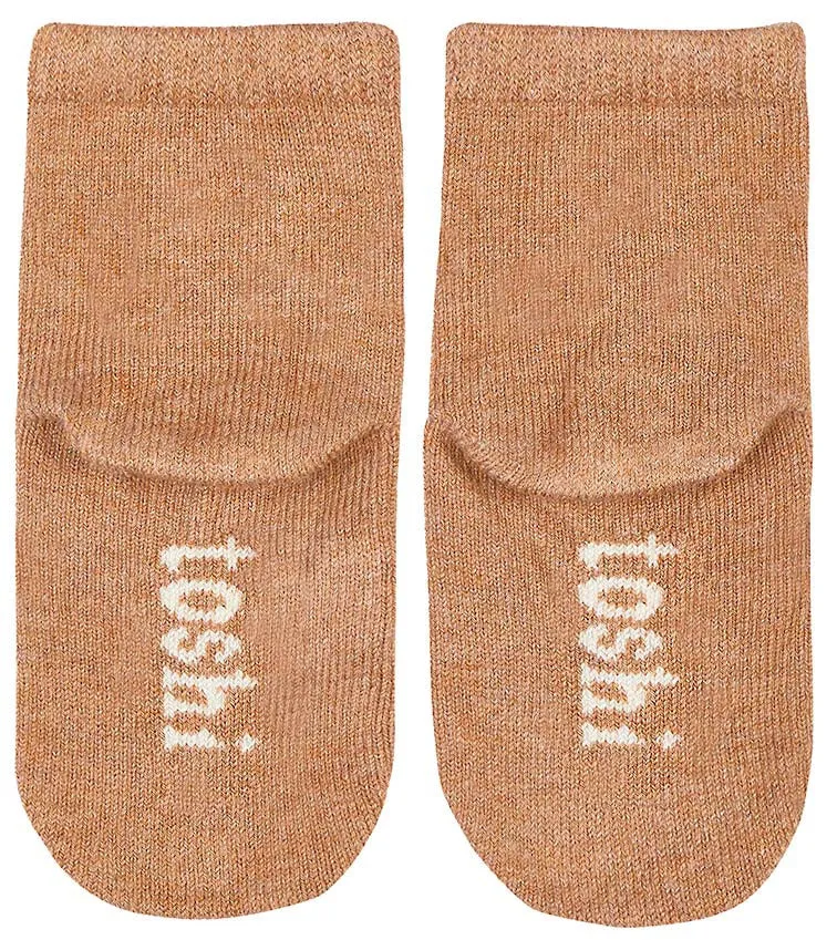 Toshi Organic Baby Socks Jacquard PUPPY