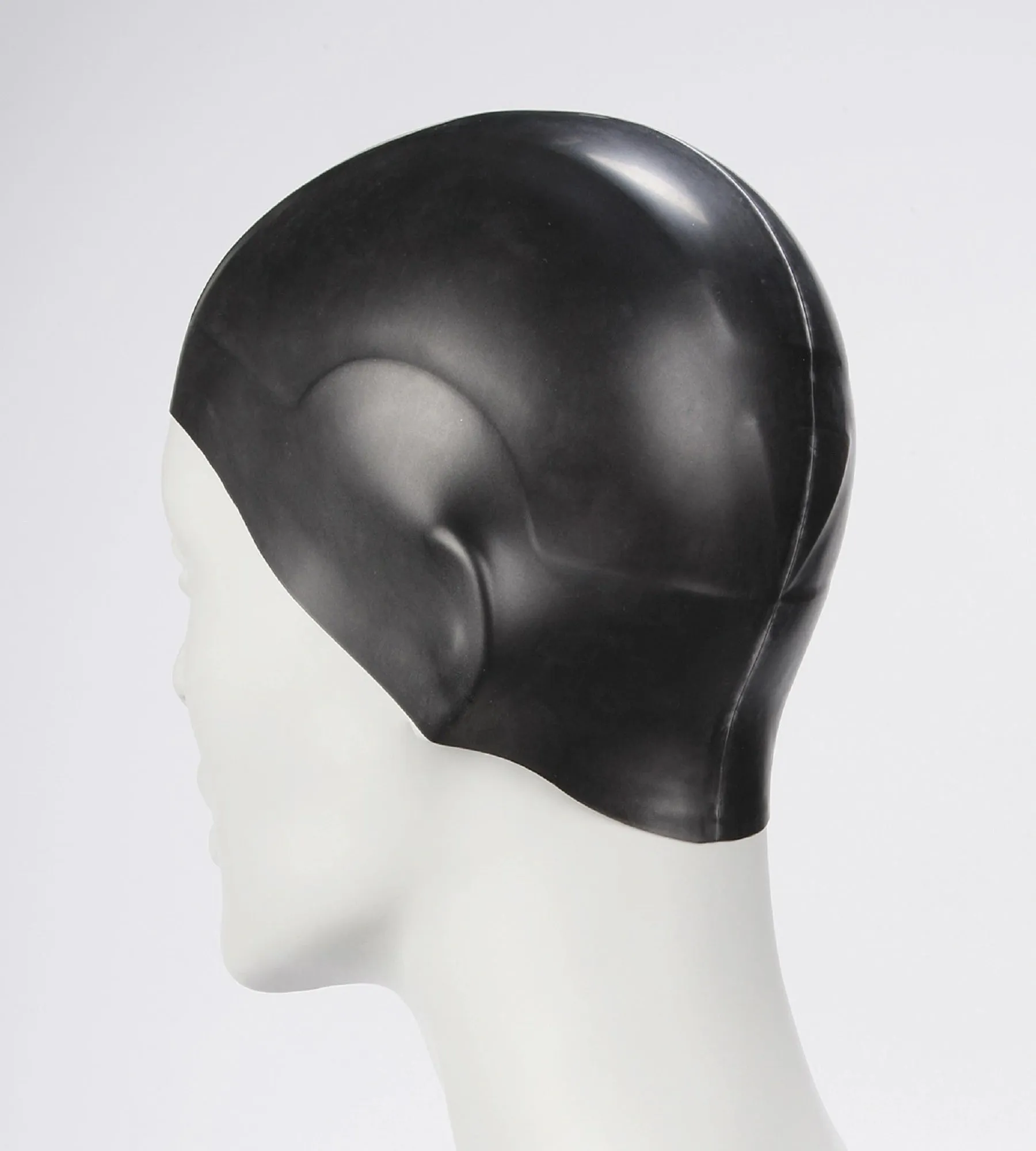 Unisex Adult Aqua V Swim Cap - Black Black