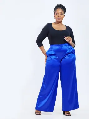 Vivo Raha Wide Leg Pants - Royal Blue